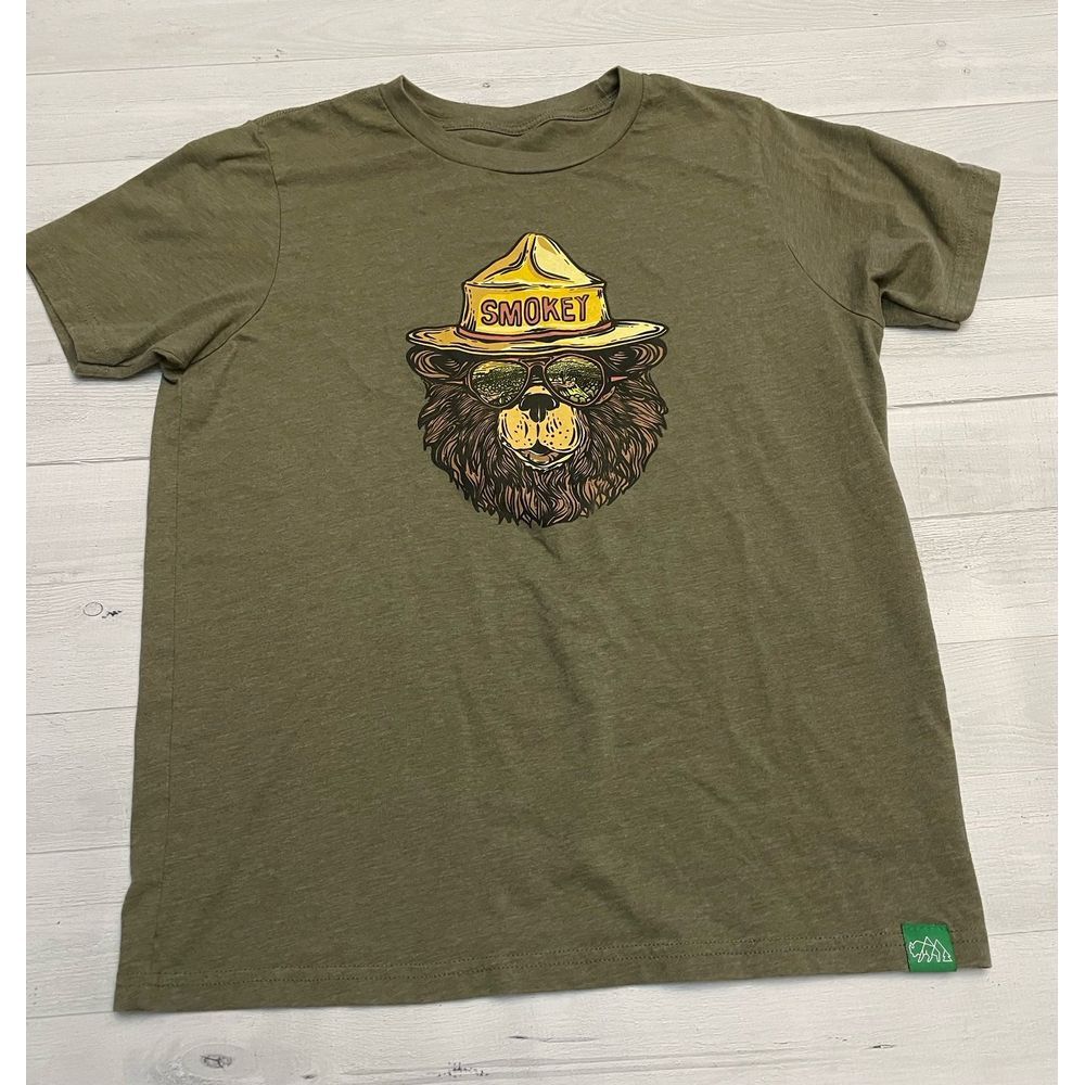 Wild Tribute smokey‎ the bear tshirt youth XL